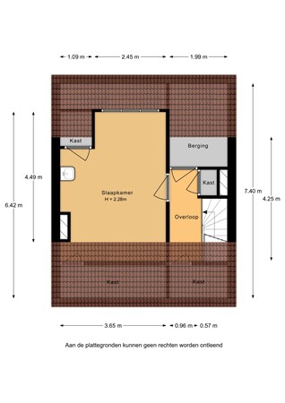 Floorplan - Erasmuslaan 5, 3314 AB Dordrecht